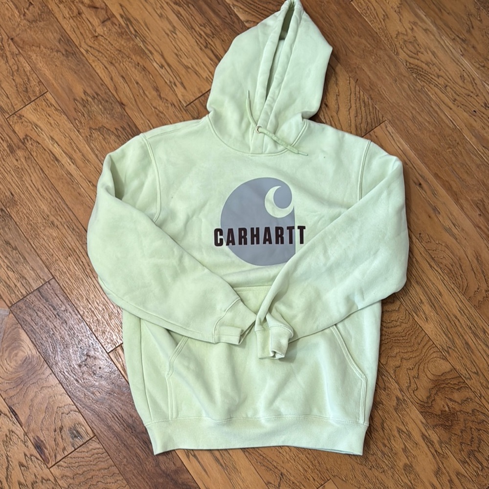 Carhartt Mint Green Logo Hoodie